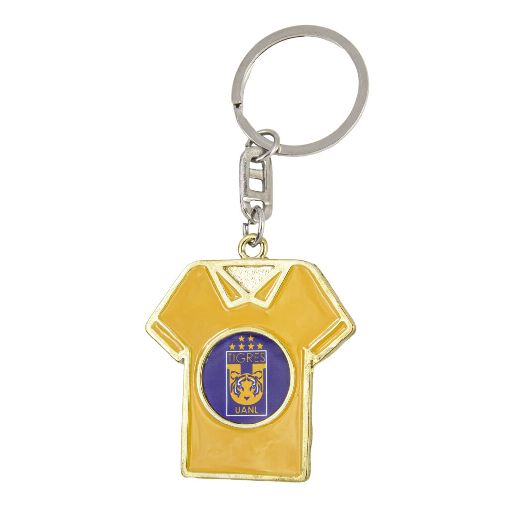 Llavero Metal con Resina Tigres