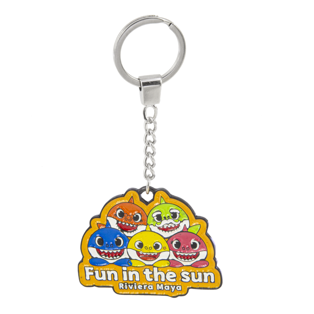 Llavero esmalte y resina