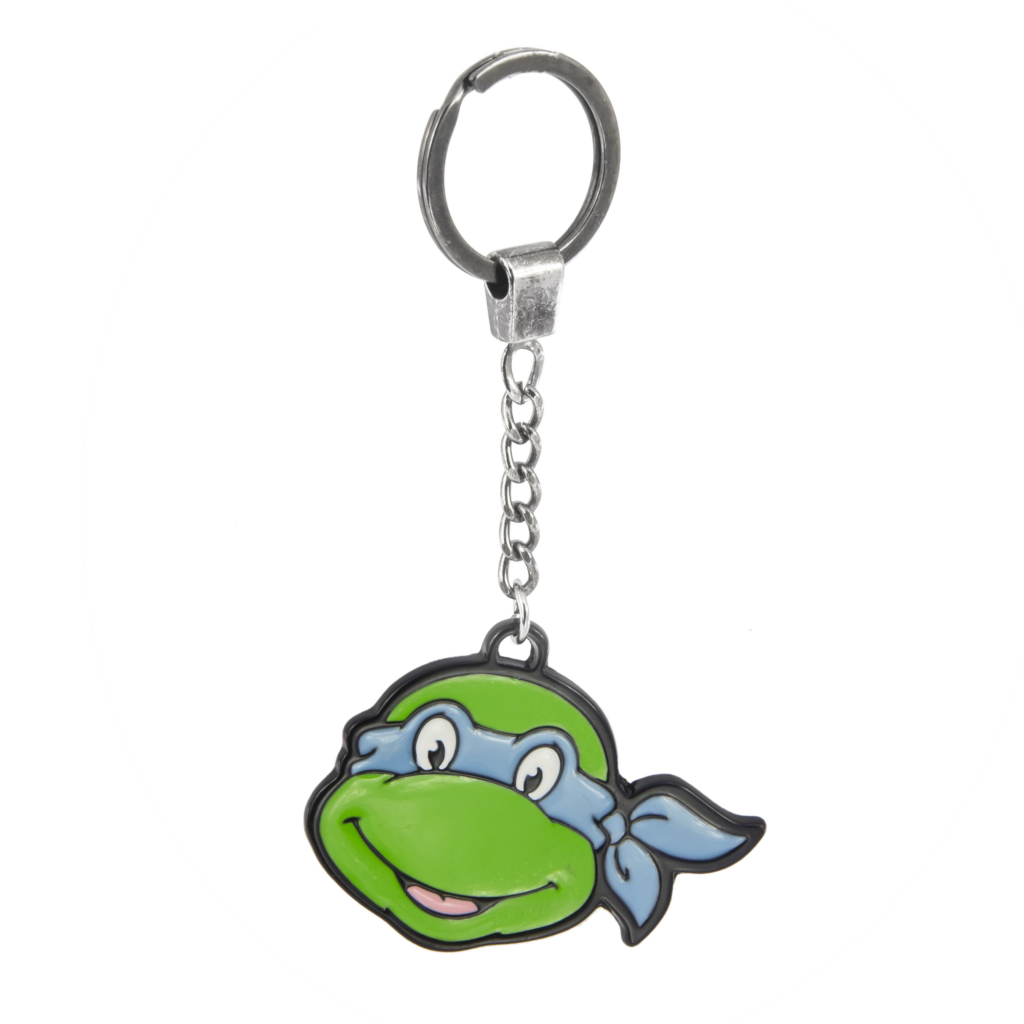 Llavero Metal esmaltado negro y resina TMNT Leo