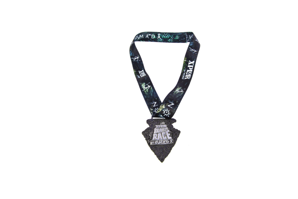 Medalla metal acabado humo race